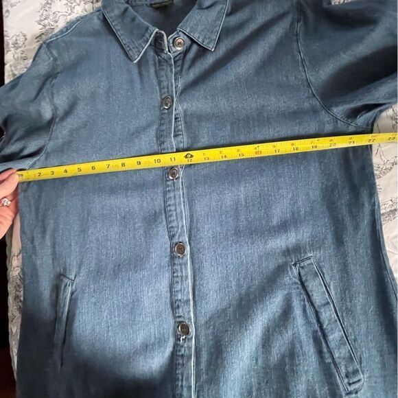 Coco+Carmen button front denim dress size L/XL - Picture 6 of 9